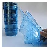 Qulamrdk Wasserdicht Transparent Lamellenvorhang Vinyl-Streifenvorhang...