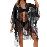 Strandkleid Damen Sommer,Bikini Cover up Damen Kimono...
