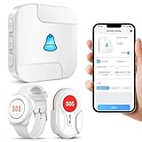 DAYTECH Notrufknopf für Senioren auf Handy, WiFi Tuya Smart Senioren...