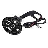 Motorrad-LED-Voltmeter, 9–24 V Motorrad-Batteriemonitor, Wasserdicht,...