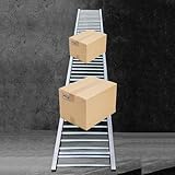 30,5 cm breite Edelstahl-Förderrollenschlitten – 1,2 m lange...