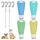 Vuemhjaey 4 stück wiederverwendbare futtertube zum befüllen hund 90 ml...