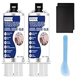 ALLONY Metallkleber Extra Stark, 200ML Metallkleber, Wasserfest...