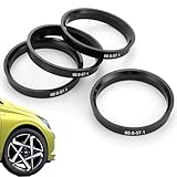 4 Stück 66.6mm Auf 57.1mm Zentrierringe...