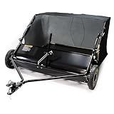 Wiltec Rasenkehrmaschine mit 96 cm Kehrbreite, Rasenkehrer für...