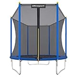 Ultrasport Uni-Jump Trampolin Outdoor Kinder Belastbar bis 100 KG I...