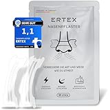 ERTEX® Nasenpflaster Transparent -30/50er Premium Nasenstrips zur...