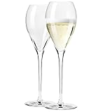 Krosno Gläser für Prosecco | Kapazität: 225 ml | 2 Stück im Set | Duet...