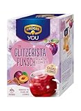 KRÜGER GLITZERISTA Punsch Pflaume-Zimt, mit echtem Glitzer-Schimmer, 200g...