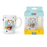 Trötsch BOBO Siebenschläfer Kindertasse blau Geschenktasse aus Porzellan:...