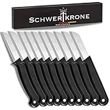 Schwertkrone® Schälmesser 10er Set [MADE IN SOLINGEN - GERMANY] -...
