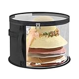 Hutschachtel Rund mit Deckel, Hutkoffer Rund, Hut Aufbewahrungsbox mit...