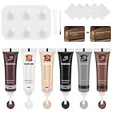 Lederreparatur Creme, 6 Farben Leder Reparatur Set, Lederfarbe Creme,...