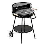 GRILLCHEF Holzkohlegrillwagen Corso | Emaillierte Feuerschale &...