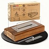 Dekorative Edelstahlschale mit Glasaufsatz & Akazienholz-Sockel –...