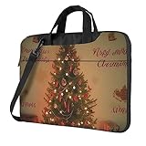 VACSAX Laptoptasche Laptop Aktentasche Weihnachtsbaum Druck Laptoptasche...