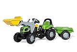 Rolly Toys rollyKid Deutz-Fahr 5115 G TB Trettraktor mit Anhänger (für...