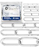 100cm = 1 Meter 3mm starke EdelLampenkette Metall Meterware V4A Ankerkette...