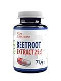 Rote Bete 12.500mg Äquivalent (500mg von 25:1 Extrakt) 120 Vegane Kapseln,...