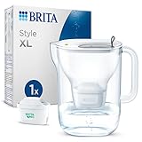 BRITA Wasserfilter-Kanne Style XL hellgrau (3,6l) inkl. 1 MAXTRA PRO...