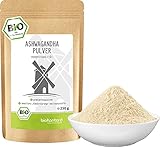 Ashwagandha Pulver Bio 250g | 100% echte Ashwagandha Wurzel aus Indien |...