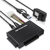 Binghe USB 3.1 Zu SATA/IDE Adapter USB Adapter für 2,5' und 3,5' SATA HDD...