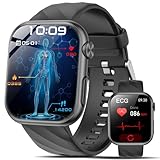 Lgnitek Smartwatch Herren Damen EKG+HRV/ΒΙυtｚυcker/BMI/Harnsäure,...