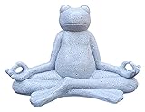 WQQLQX Statue Friedensfrosch Figur Meditierender Froschstatue, Zen Tier...