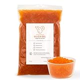 Silica Gel Trockenmittel 1kg – Luftentfeuchter mit Farbwechsel-Indikator...