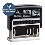 STEMPEL-FABRIK Datumstempel S120/WD/Selbstfärbender Stempel mit Datum &...