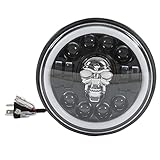 Leapiture 7-Zoll-Motorradscheinwerfer, runder Motorradscheinwerfer,...