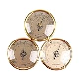 3-in-1 Analog-Wetterstation mit Barometer, Thermometer und Hygrometer,...