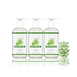 Aloe Vera Gel Bio, Bio Aloe Vera Gel After Sun, Feuchtigkeitsspendende Aloe...