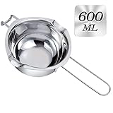 JOYIT Kerzen Schmelztopf 600ml - Schokoladen Schmelztiegel Edelstahl 304,...