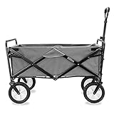 JIYTG Wäschewagen Bollerwagen Tragbarer faltbarer Gartenwagen...
