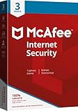 McAfee Internet Security, 3-Geräte, 1-Jahr, Windows/Mac/Android/iOS (Code...