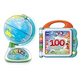 VTech Interaktiver Junior-Globus – Leuchtender Kinderglobus mit 48...