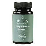 ROOTS OF NATURE Entspannungskomplex – 60 vegane Kapseln – Mit Baldrian,...