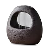 Zen Light Cesta Zimmerbrunnen mit farbenfrohem, leuchtendem Regenvorhang,...