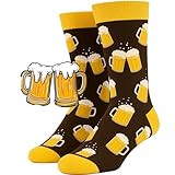 Scinzene Bier Socken, Bier Geschenke für Männer, Atmungsaktive...