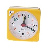 VICASKY 3 Stück Kompakter Mini Wecker Kunststoff Quarzuhr Leicht und...