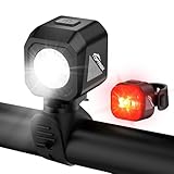 toptrek Fahrradlicht Set USB Aufladbar, StVZO zugelassen Fahrrad Lichter...