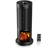 Brandson - Heizlüfter energiesparend leise - Kaminfeuer Effekt -...