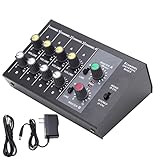 8-Kanal-Eingang, Mono-Audio-Mixer, Stereo-Line-Mischpult, Soundboard,...