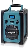 Blaupunkt BSR 30 Baustellenradio mit Akku – Tragbares Radio mit Bluetooth...