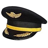 ZOOMIMI Kapitän Uniform Kapitän Hut für Erwachsene Captain Party Cosplay...