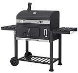 tepro Toronto XXL, Holzkohlegrill / Grillwagen, Grillfläche: ca. 71,5 x 46...