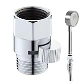 Absperrventil für Dusche, Wasserdruckregler aus Messing, Wasserbegrenzer,...
