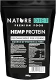 Nature Diet Hanfprotein | 500 g | Pflanzliches Proteinpulver | Reich an...