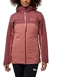 Jack Wolfskin Damen Hunberg 3in1 Jkt W, Mineral Red, L EU